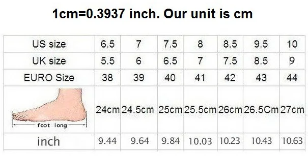 men's shoes size - UK EU