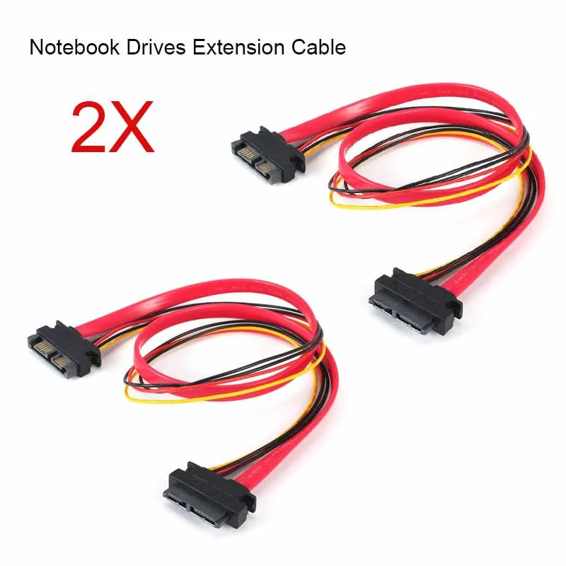 7+6pin SATA Cable to 6+7pin Serial ATA SATA Data Power Cable M/F