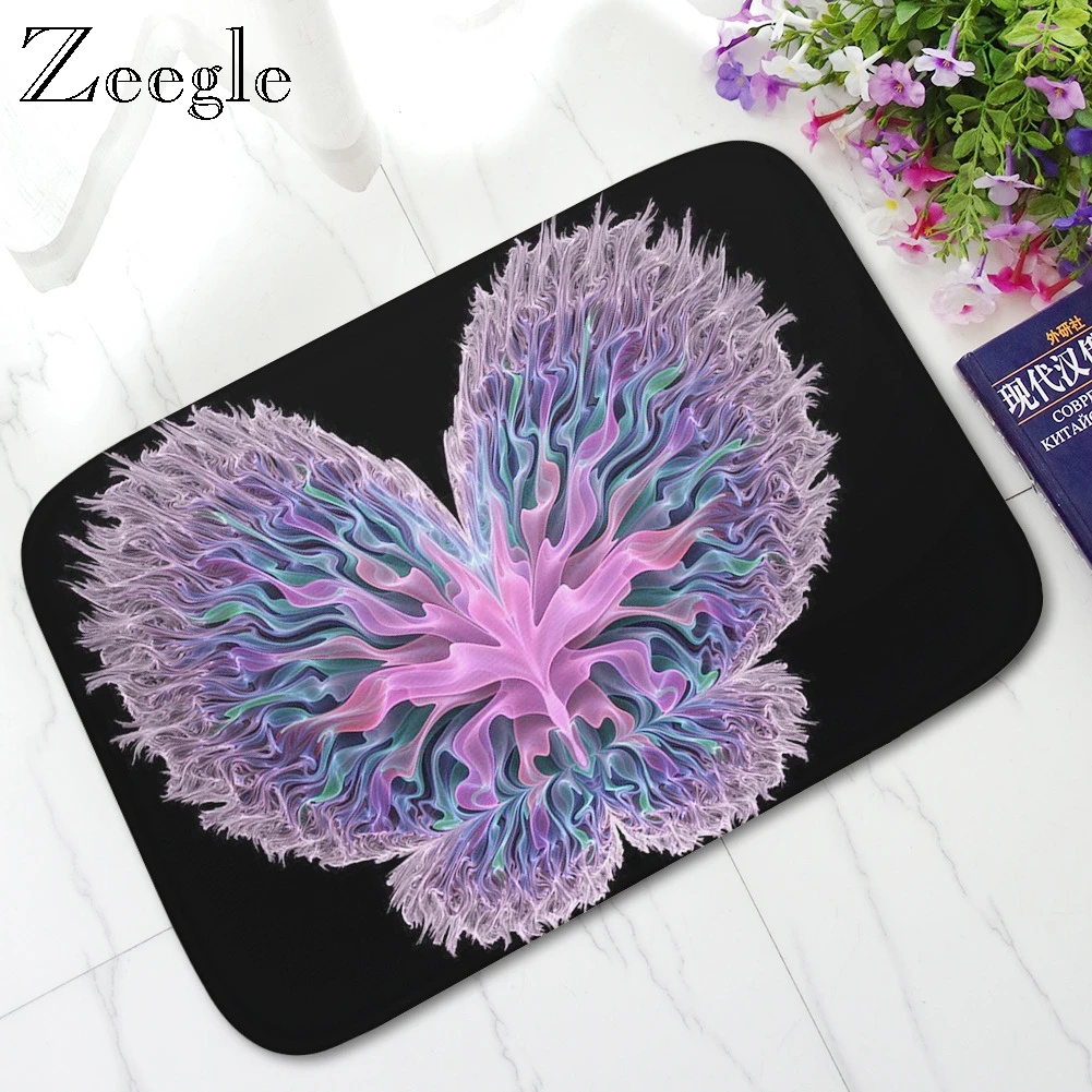 Zeegle Doormat Outdoor Rugs Home Floor Mat Anti-slip Mats for Bathroom Kids Bedroom Carpet Bedside Kitchen | Дом и сад