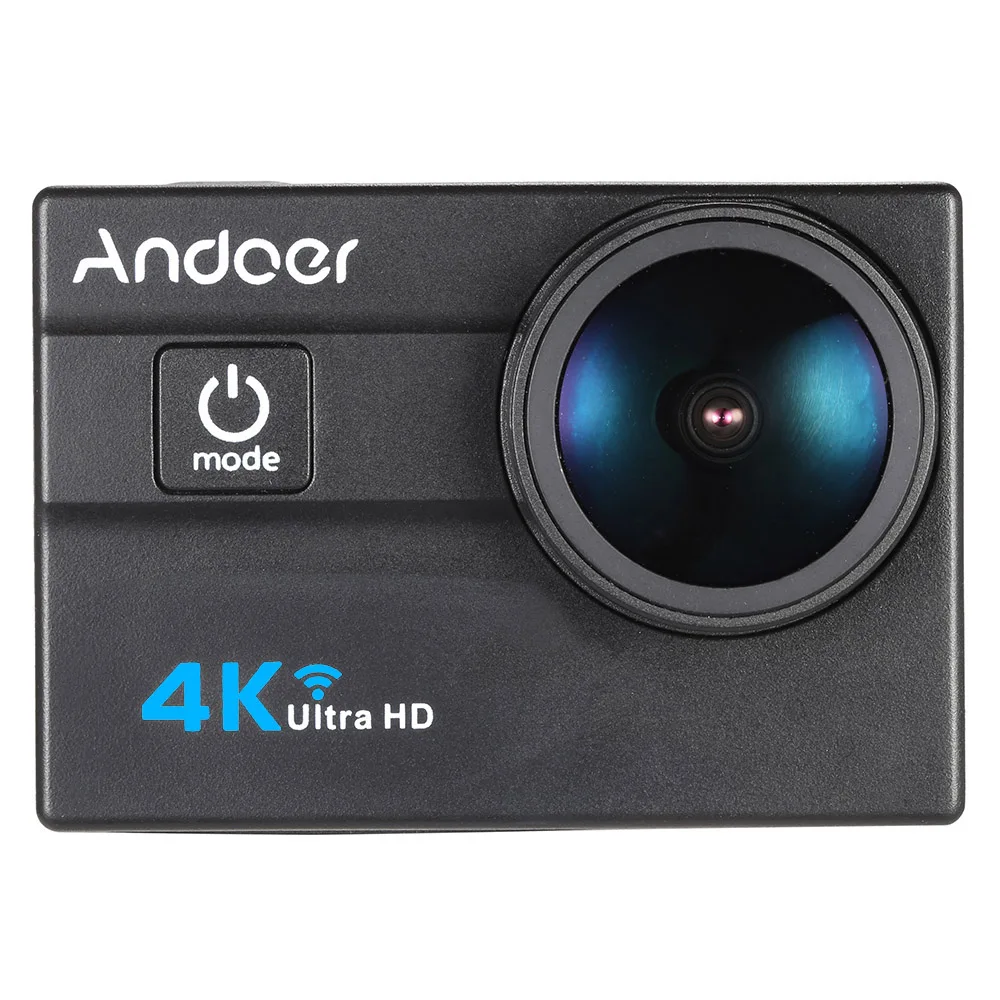 Andoer WiFi 4K камера Ultra HD 1080P спортивная экшн-Камера 2," lcd 16MP 4X Zoom 173 градусов широкоугольный объектив Mni камера DV