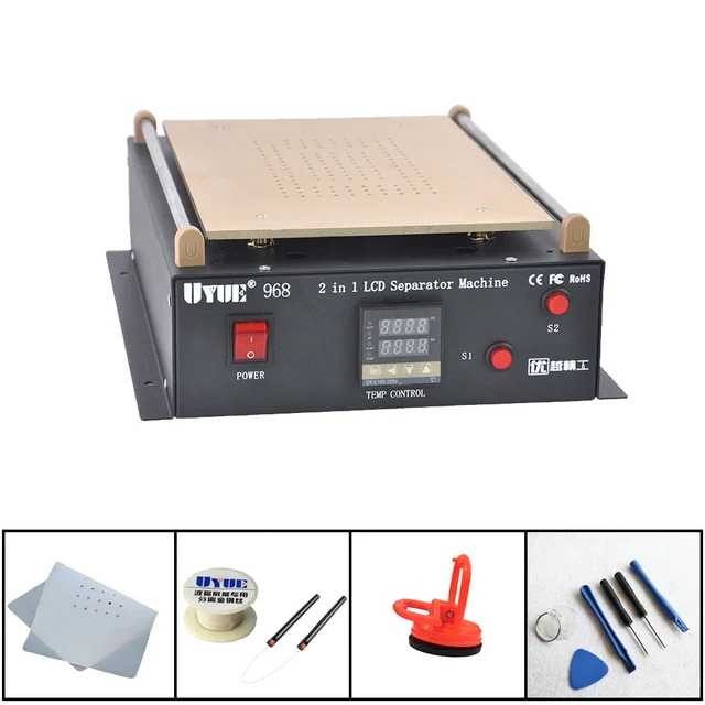 $US $53.40  Max 14inch Separating Machine Screen Separator Build-in Dual Vacuum Pump For iPad/Samsung Tablet PC