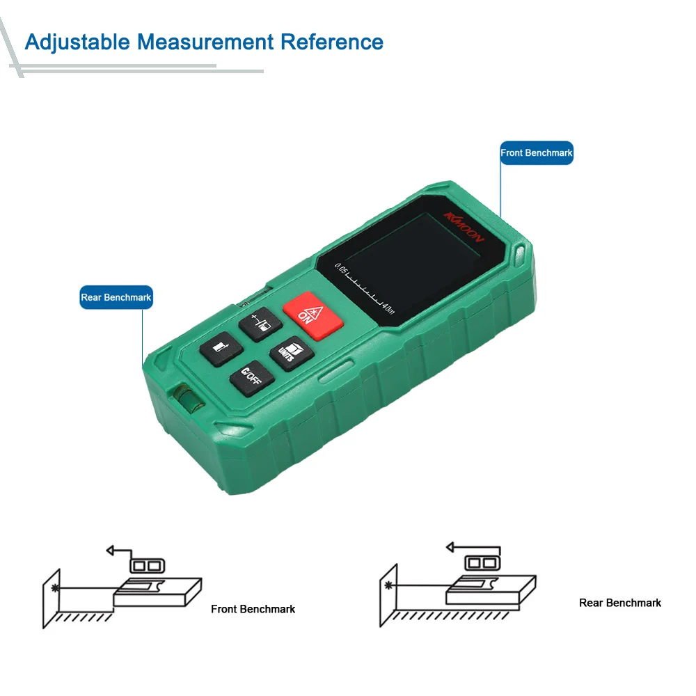 KKmoon цифровой лазерный дальномер строительные инструменты дальномер Площадь мощности 20 группа хранения данных