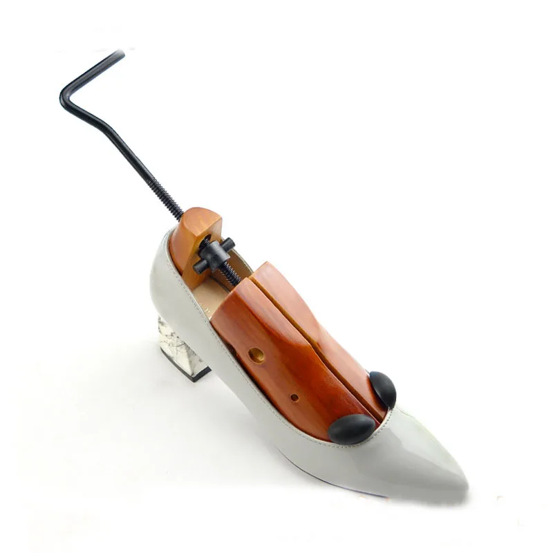 2-way Adjustable Wooden High Heel Shoe Stretcher Expander Shoes Support