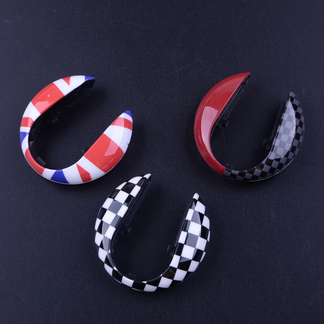 

beler Remote Smart Key Fob Holder Cover Case Ring Fit For 3rd Gen MINI Cooper F55 F56 Car Styling