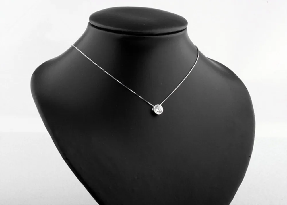 Превосходный прекрасный дизайн шефа 2 карата настоящий NSCD имитированный Алмаз Кулон Ожерелье арт-деко Лучший Прочный кулон ожерелье