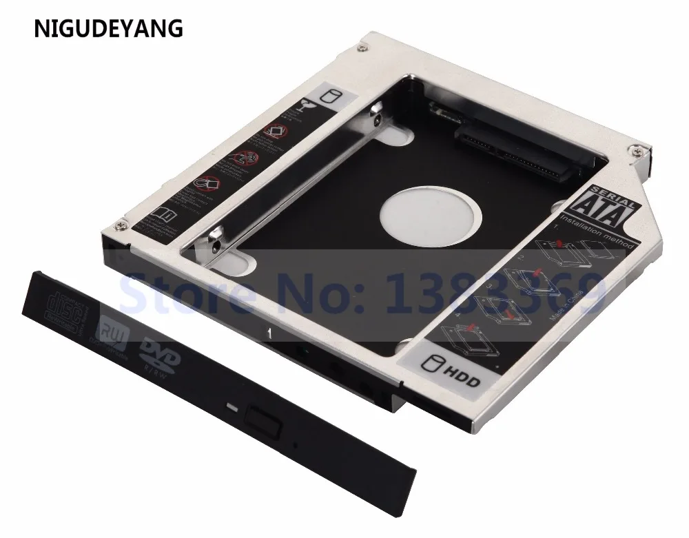 NIGUDEYANG 2nd 2,5 HD SSD карман для жесткого диска для ноутбука Toshiba Satellite C870 C870D C875 C875D C665