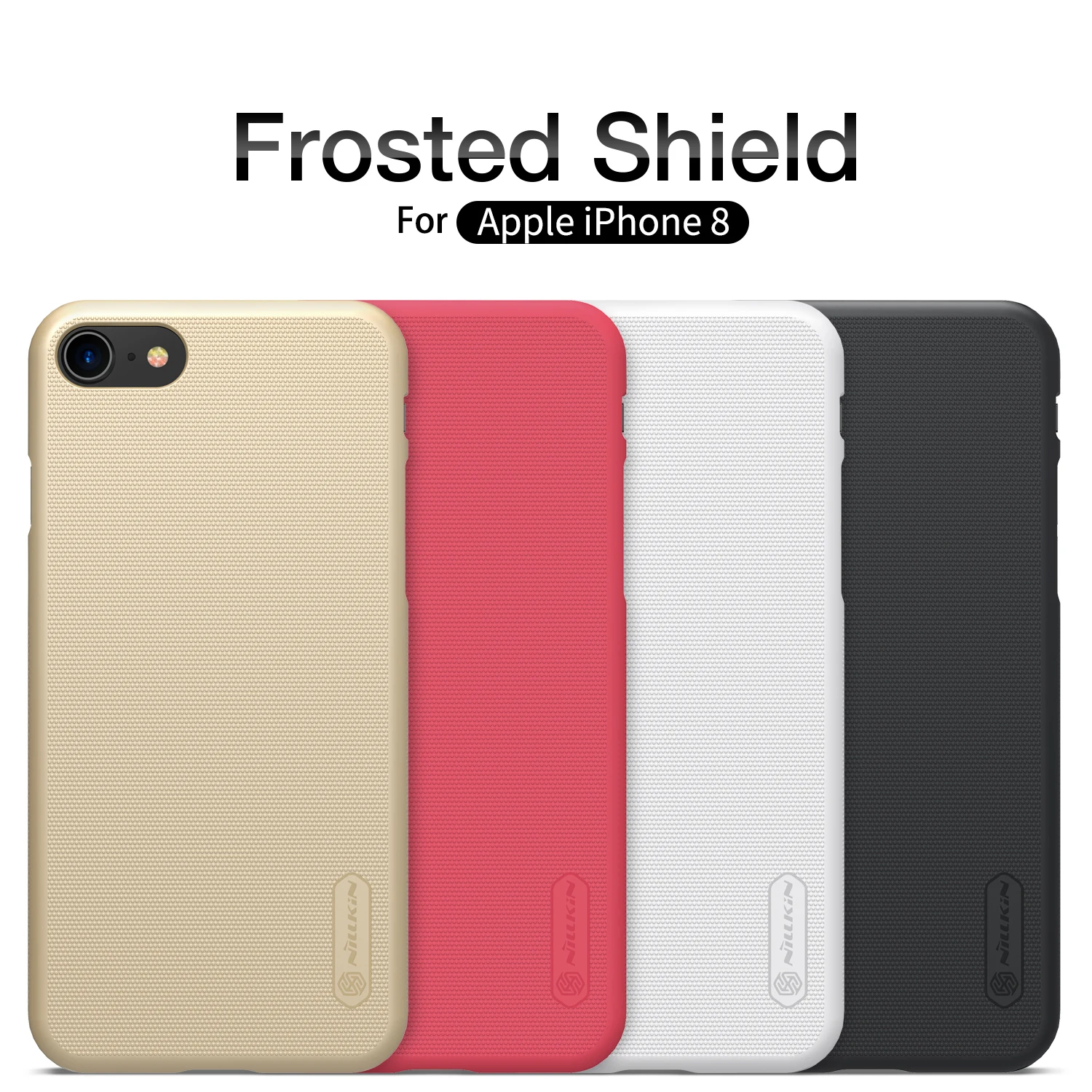 Для apple iphone 8 матовый чехол оригинальный NILLKIN Super Frosted Shield твердый переплет