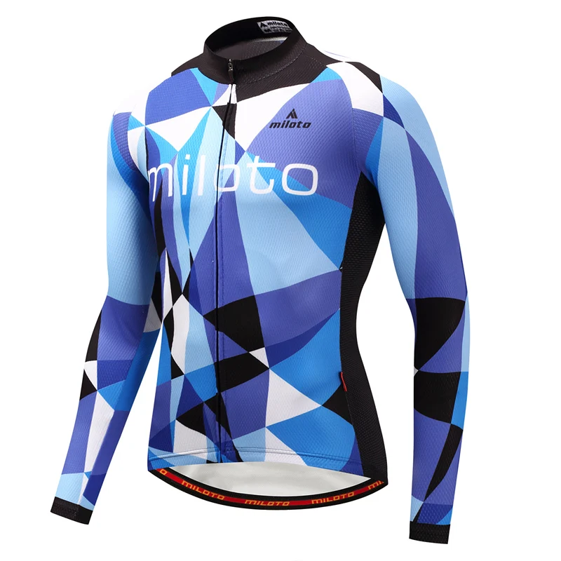 Download Winter Thermal Fleece Men's cycling jersey long sleeve ...