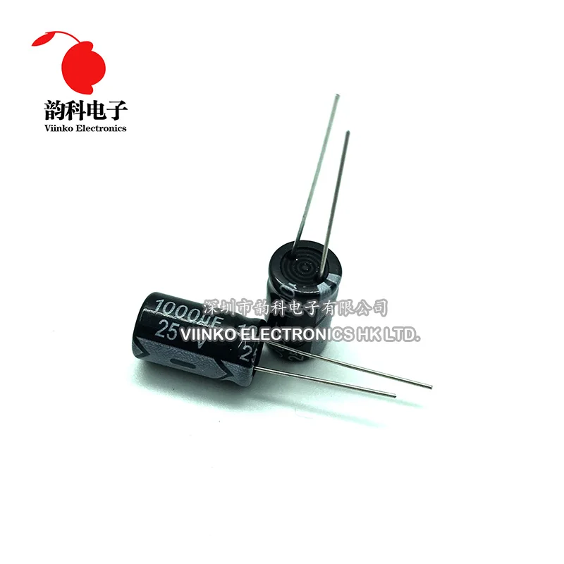 

10pcs Electrolytic Capacitor 1000uF 25V 10*17mm Aluminum Electrolytic Capacitor 10X17mm