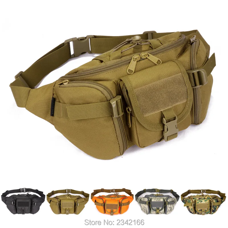 2016 Outdoor Molle Military Men Tactical Waist Pack Bags Waterproof