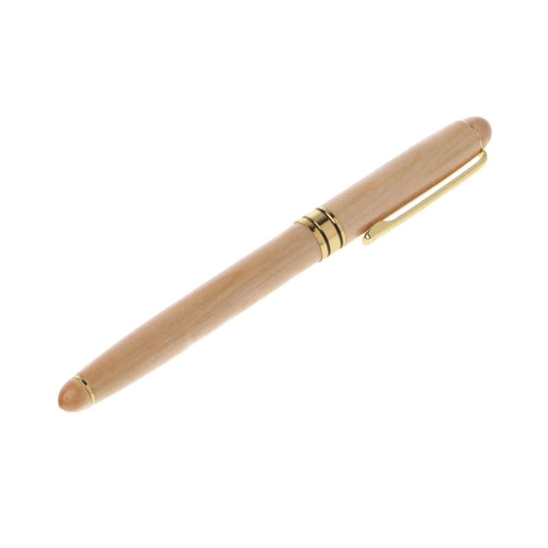 

1 PC Maple Fountain Pen Fine Nib Smooth Writing Ink Best Present Office Supply
