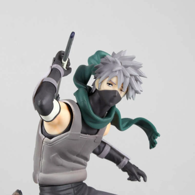 SAINTGI Japanese Anime Naruto Anbu Hatake Kakashi Pvc Action Figure Toy