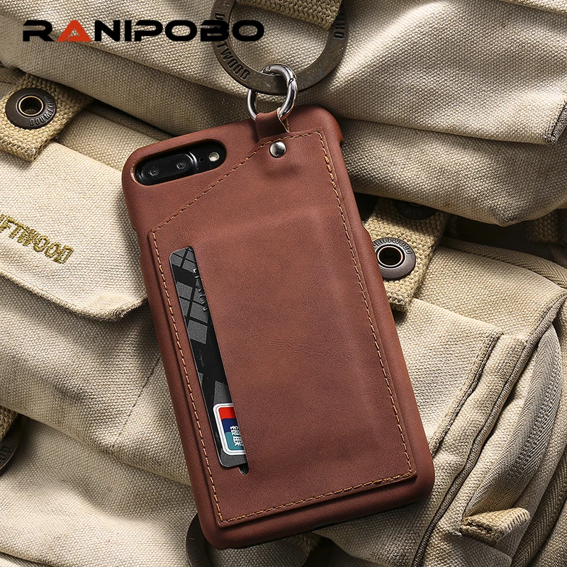 

Leather Case for Apple iPhone 7 7 Plus 6 6S Plus 5.5" Phone Stand Card Slot Bag Cover for Apple iPhone7 6S
