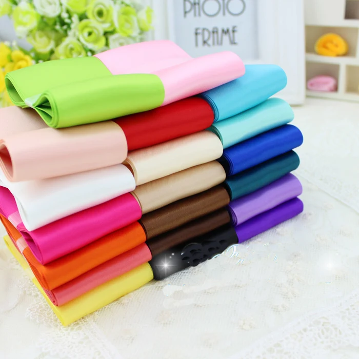 

2" 50mm Double Face Silk Satin Ribbons Christmas Halloween Party Supplies Wedding Birthday Gift Wrapping DIY Handmade Crafts