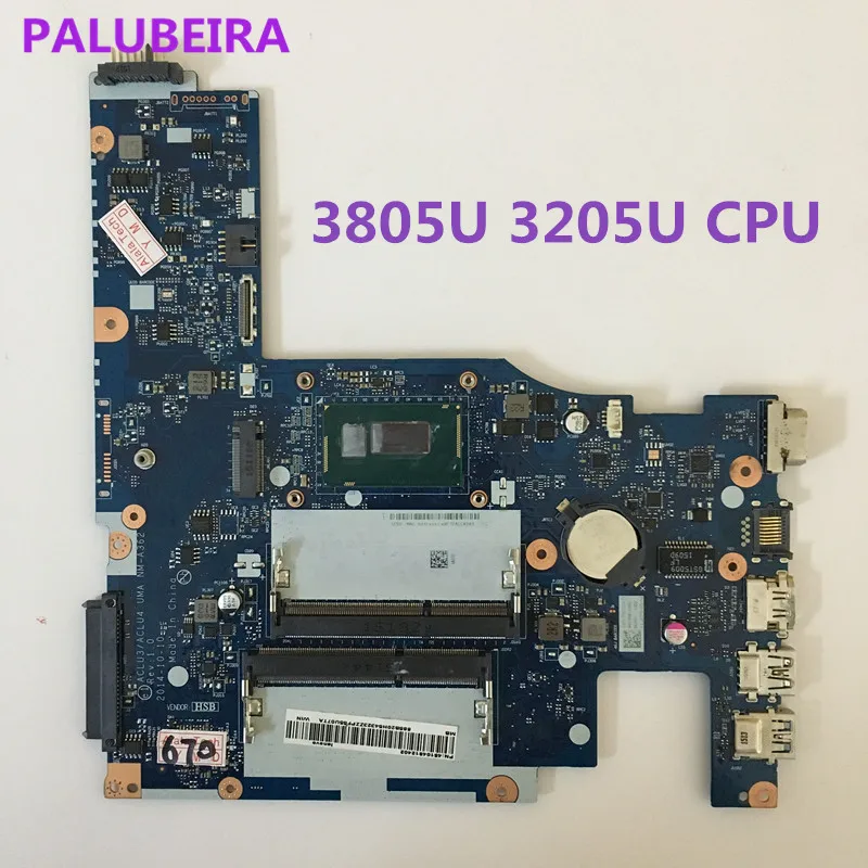PALUBEIRA Бесплатная доставка ACLU3/ACLU4 UMA NM-A362 Логическая плата для Lenovo G50-80 ноутбук