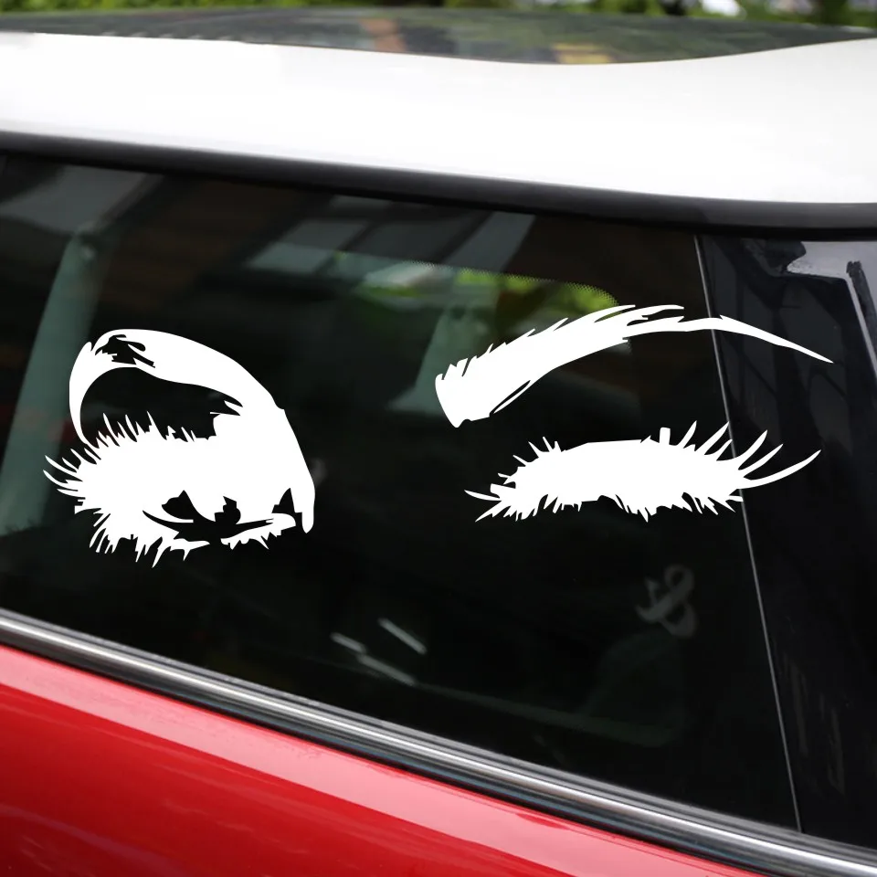 Cunymagos Eyes Beauty Salon Fashion Vinyl Car Sticker Creative Car Body Window Wall Decal Stickers Funny Car Styling 18.16 (7)
