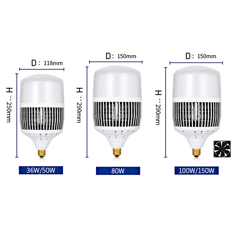led lamp 220V e27