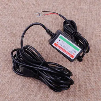 

CITALL Car 12V to 5V DVR Adapter Mini USB Port Cable Converter Hard Wire Kit Power Box