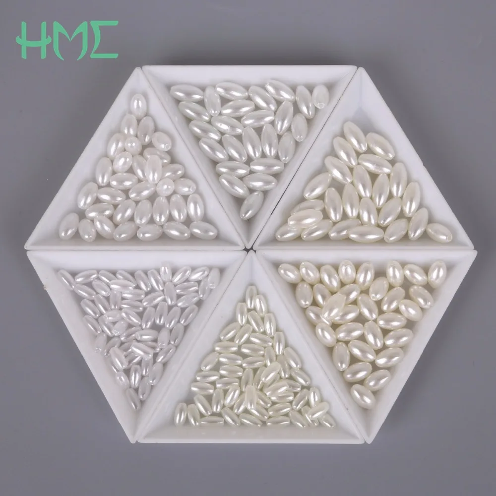 Жемчужина из АБС пластика 4*8/ 6*10/ 6*12/ 8*11 мм|spacer|spacers for braceletsspacer plastic |