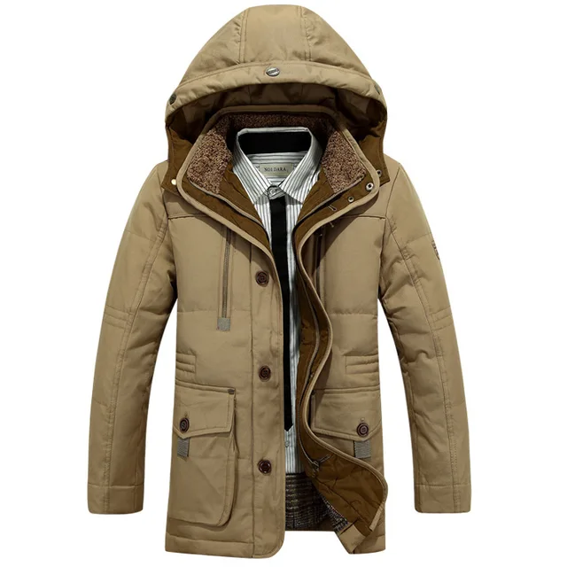 Big and Tall Duck Down Puffer Coat Men, 2015 New fashion Men's winter