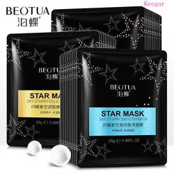 10 шт BEOTUA звёздное небо воды гель размягчения маски для лица увлажняющий крем для очищения пор носа маски для рук масло Управление маска для