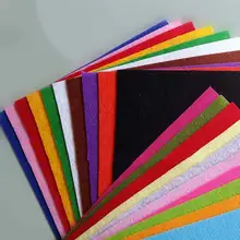 Горячая 10 шт. толщина 1 мм полиэстеровый фетр Лоскутная Ткань для Ручное шитье для поделок домашний FQ-ing