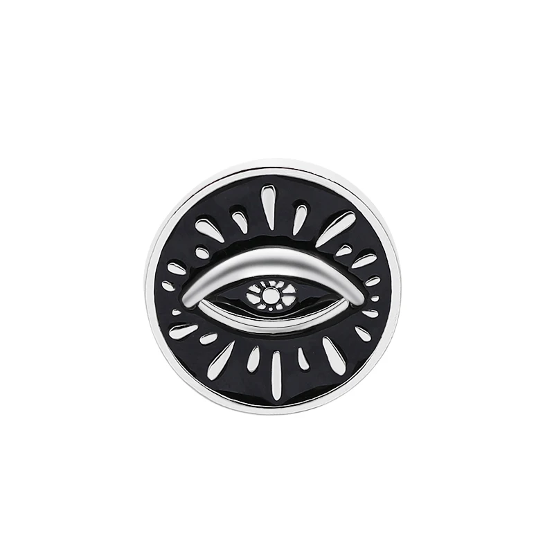 

2019 Latest Aalloy Brooch Pin With Mysterious Eyes Black Theme Fashion Brooch Pin Party Most Suitable Decorations
