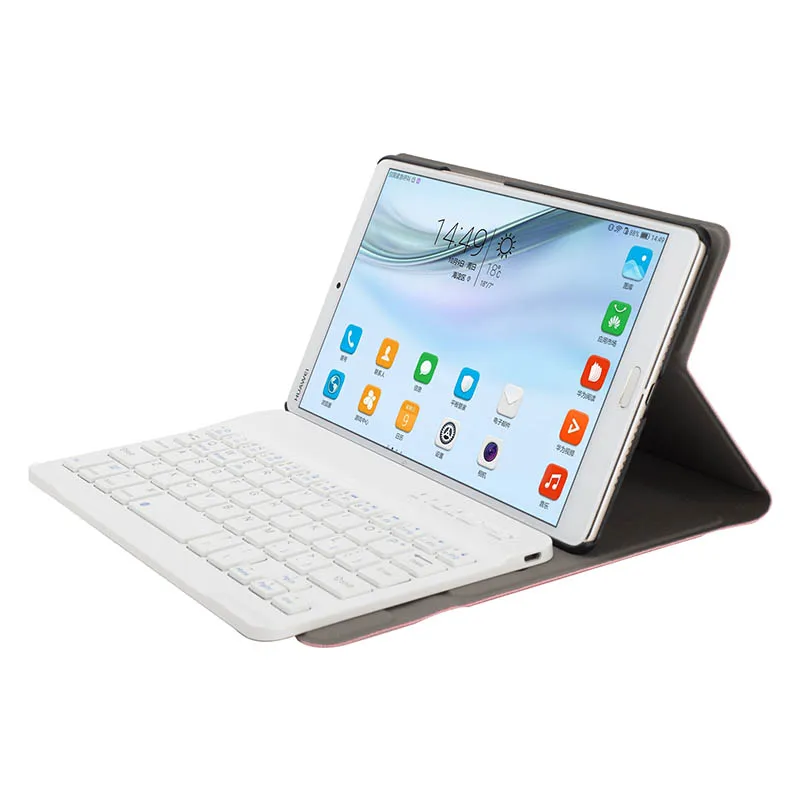 

Bluetooth Keyboard+PU Leather Case Stand Flip for Huawei Mediapad M5/M5 8.4Inch SL@88