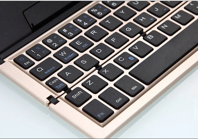 2018 новый стиль Bluetooth беспроводной складной клавиатура для Планшеты PC смартфон Pad Тетрадь поддержка androd/IOS/Оконные рамы /mac системы