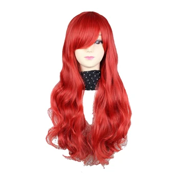 

MCOSER 80cm Long Curly Women's Lolita party 9 Colors Synthetic Hair Cosplay Anime Full Wig