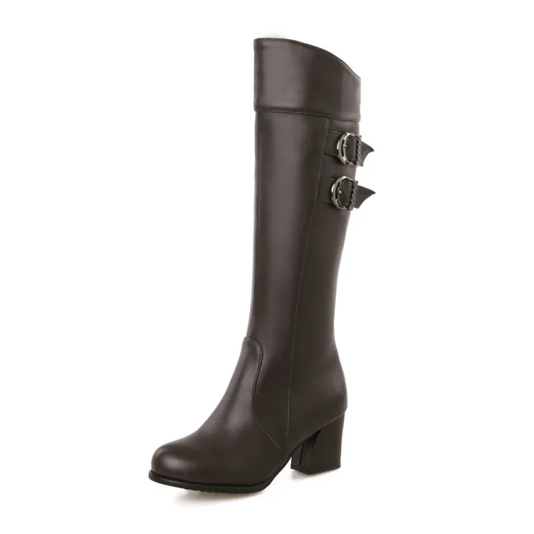 Fashion Plus Size font b Women s b font font b Boots b font Round Toe