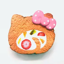 Оригинальный Японии sanrio hellokitty тост замедлить рост kawaii squishy мягкие детские игрушки squishies