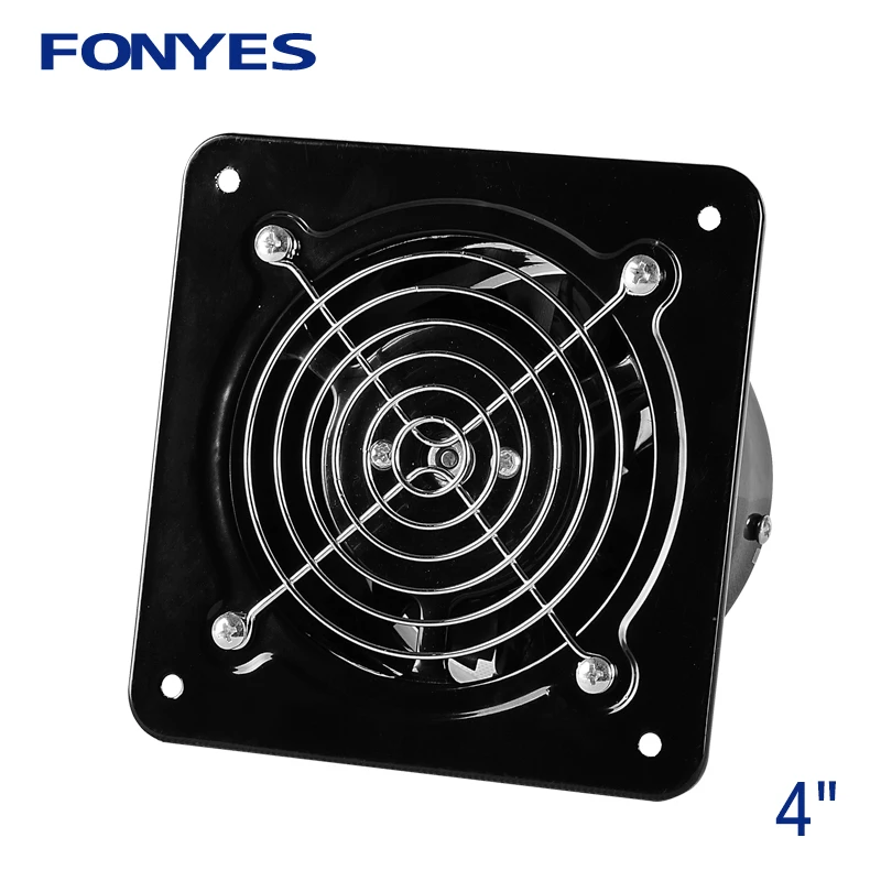 4 inch exhaust fan metal ventilation fan for kitchen and bathroom ventilator 100mmin Exhaust