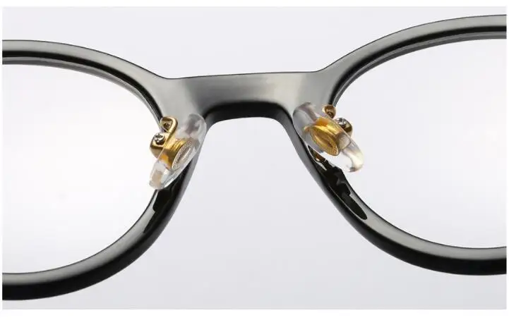 45137 ретро круглые очки оправа для мужчин и женщин Кошачий глаз заклепки UV400 брендовые оптические модные очки