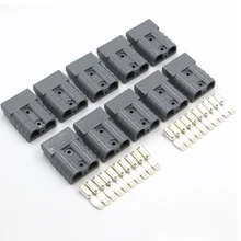10sets 600V 50A gray red SH50 Plug Connector Double Pole copper Contacts Solar Panels Caravans Battery T Handle Anti dust cover 10sets 600V 50A gray red SH50 Plug Connector Double Pole copper Contacts Solar Panels Caravans Battery T Handle Anti dust cover