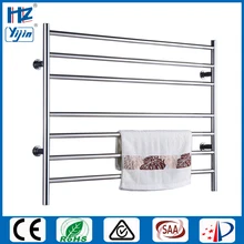 Широкая хромированная отделка SUS 304 Полотенцесушитель с подогревом полотенцесушитель подогреватель скрытое/открытая проводка электрическое Полотенце радиатор полотенцесушитель HZ-920A