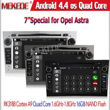 Free shipping 7″ Pure Android 4.4 Car DVD Opel Antara Vectra B C Capacitive Screen Quad-core 1.6GHZ CPU 1GB RAM+1GB Rom