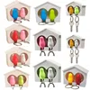 2 Bird Keychain +  House Nest Whistle Key Holder Chain Ring Keyholder Keychain Keyring Hanger Rack ► Photo 1/6