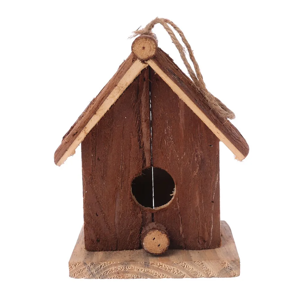 Hanging for Birds Plyisty Bird Cage Soft Wooden Bird Nests Hanging for Birds Plyisty Bird Cage Soft Wooden Bird Nests
