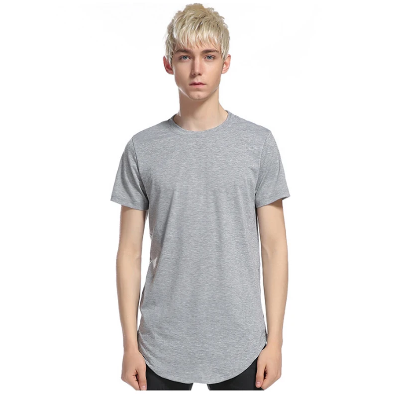 

2109 T Shirt Men Creative Zipper Decoration Hip Hop T-Shirt Short Sleeve Male Funny Tops Long Section Hipster Casual Tee XXL