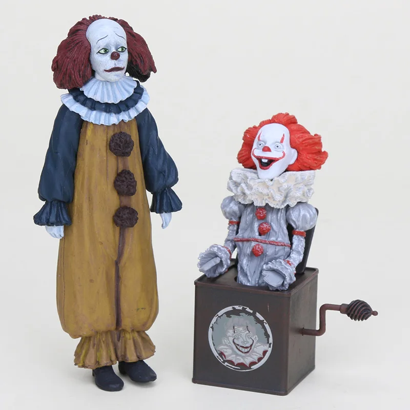 NECA Stephen King's Movie pennywise фигурка Джокер клоун классический ужас канализационная сцена модель ПВХ фигурка коллекционная игрушка подарок