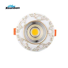 Затемняемый Светодиодный светильник 7 Вт 9 Вт точечный светодиодный даунлайт с регулируемой яркостью cob Светодиодный точечный встраиваемый светильник для гостиной 110 В 220 В