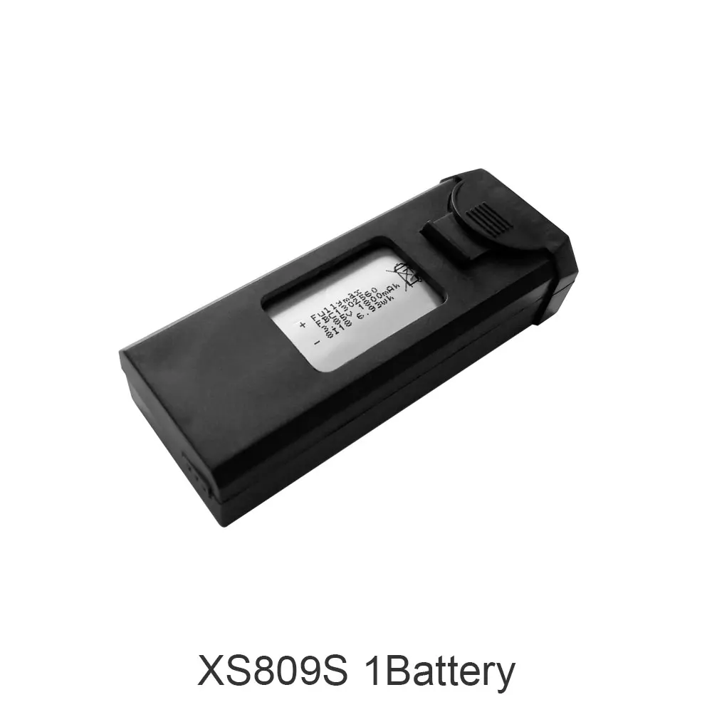 Аккумулятор для visuo XS809s xs812 3,7 V 1800mAh Lipo аккумулятор Перезаряжаемый RC Квадрокоптер запасные части для RC дронов - Цвет: 1Battery