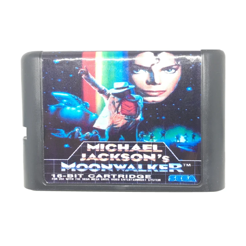 

Michael Jackson's Moonwalker 16 bit Game Card Game Cartridge for Sega Mega Drive / Genesis System EUR/USA Shell