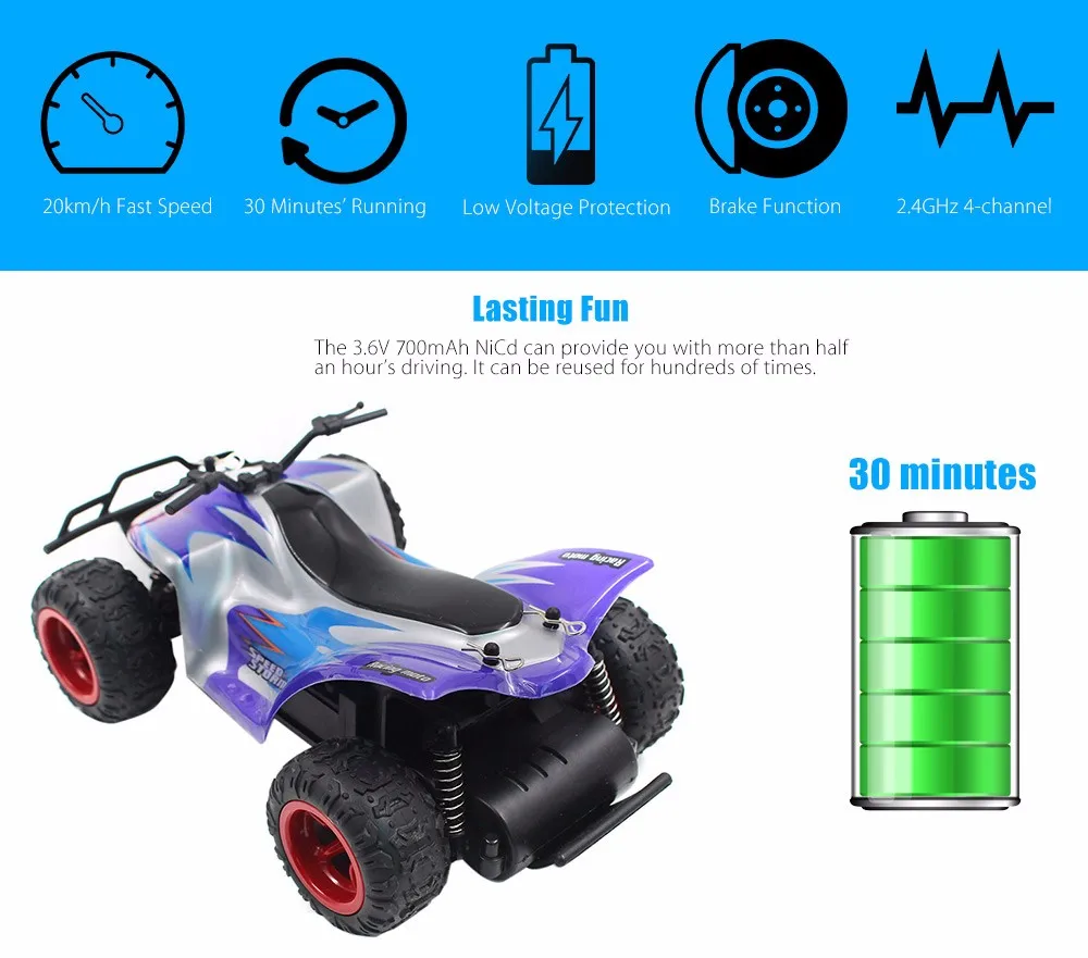 Chegada de Controle Roxo para Crianças Nova Remoto Carro Pxtoys 2.4g 1 - 22 rc Buggy Velocidadestorm Vermelho Brinquedo Presente 9602 12 High Quality Brinquedos e hobbies