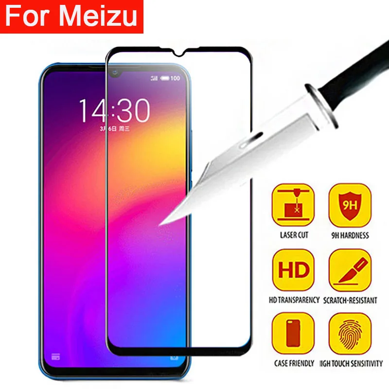 Закаленное стекло для meizu m9 note на maisie meilian not m 9 m9note защитное Защита экрана полное