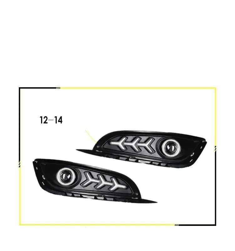 Боковая Поворотная ходовая лампа, запчасти, светодиодные аксессуары, Drl Automovil, передние противотуманные фары, автомобильные фары в сборе для Buick Regal