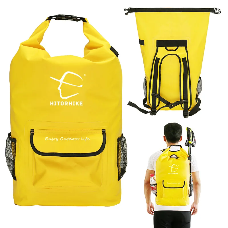 HITORHIKE 25L уличная водонепроницаемая сумка мешок для плавания для рафтинга катания на каякинге каноэ кемпинга дорожные наборы
