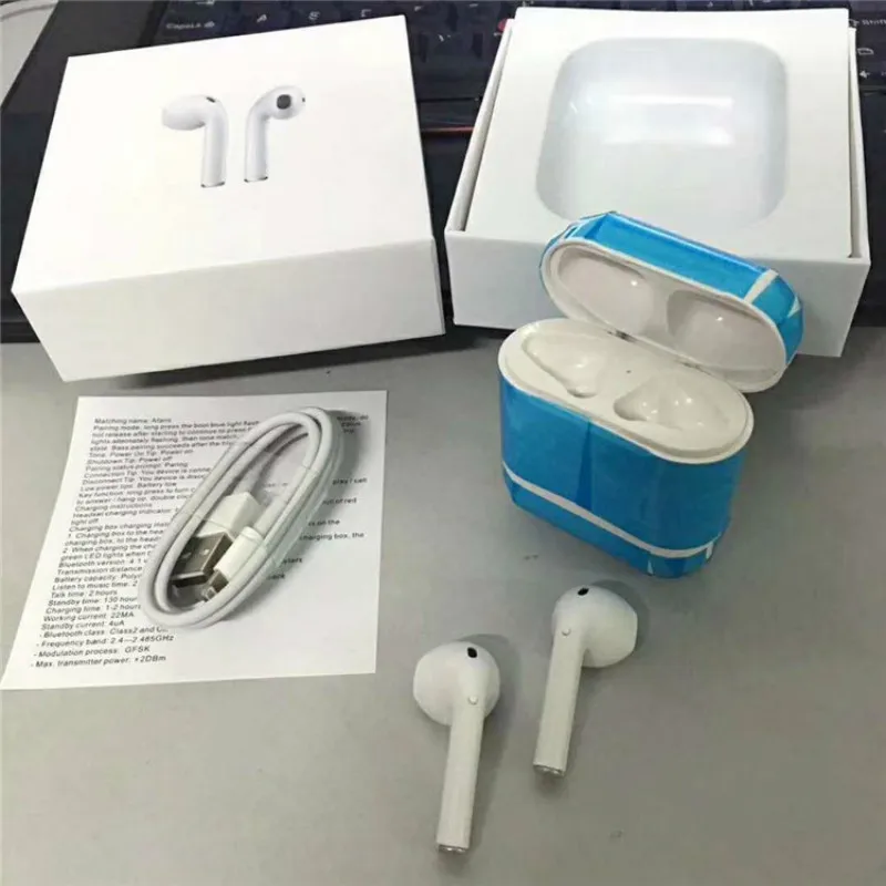

AFANS TWS sport mini Bluetooth headEarphone Double ear Earbuds Wireless Headsets with mic for IPhone 8 7 Plus Android