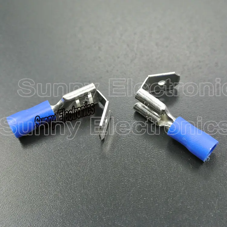 500X утепленная синяя Spade контрейлерных обжимной Терминалы-подачи электропитания или соединения